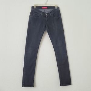 Levi's 504 tilted skinny low waisted jeans